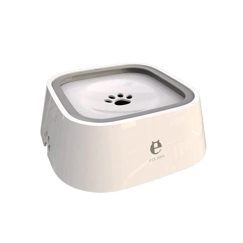 Pressured Dog Drinking Water Bowl with Floating Design - Non-Wetting, Large Capacity