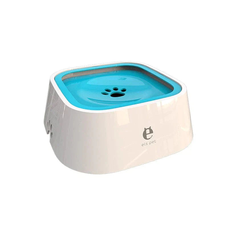 Pressured Dog Drinking Water Bowl with Floating Design - Non-Wetting, Large Capacity