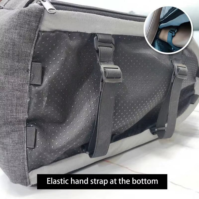 Portable and Detachable Dog Car Seat Booster for Small to Medium Pets - Cozy Center Console Elevated Bed